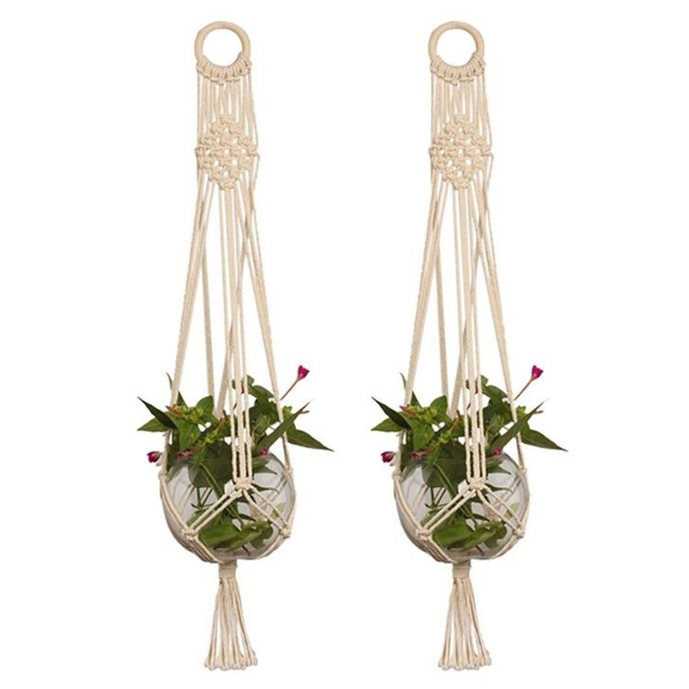 Macrame Plants Hanger Hanging Planter Basket Jute Braided Rope Craft Pots Holder Macrame Plants Hanger Hanging Planter Basket Jute Braided Rope Craft Pots Holder