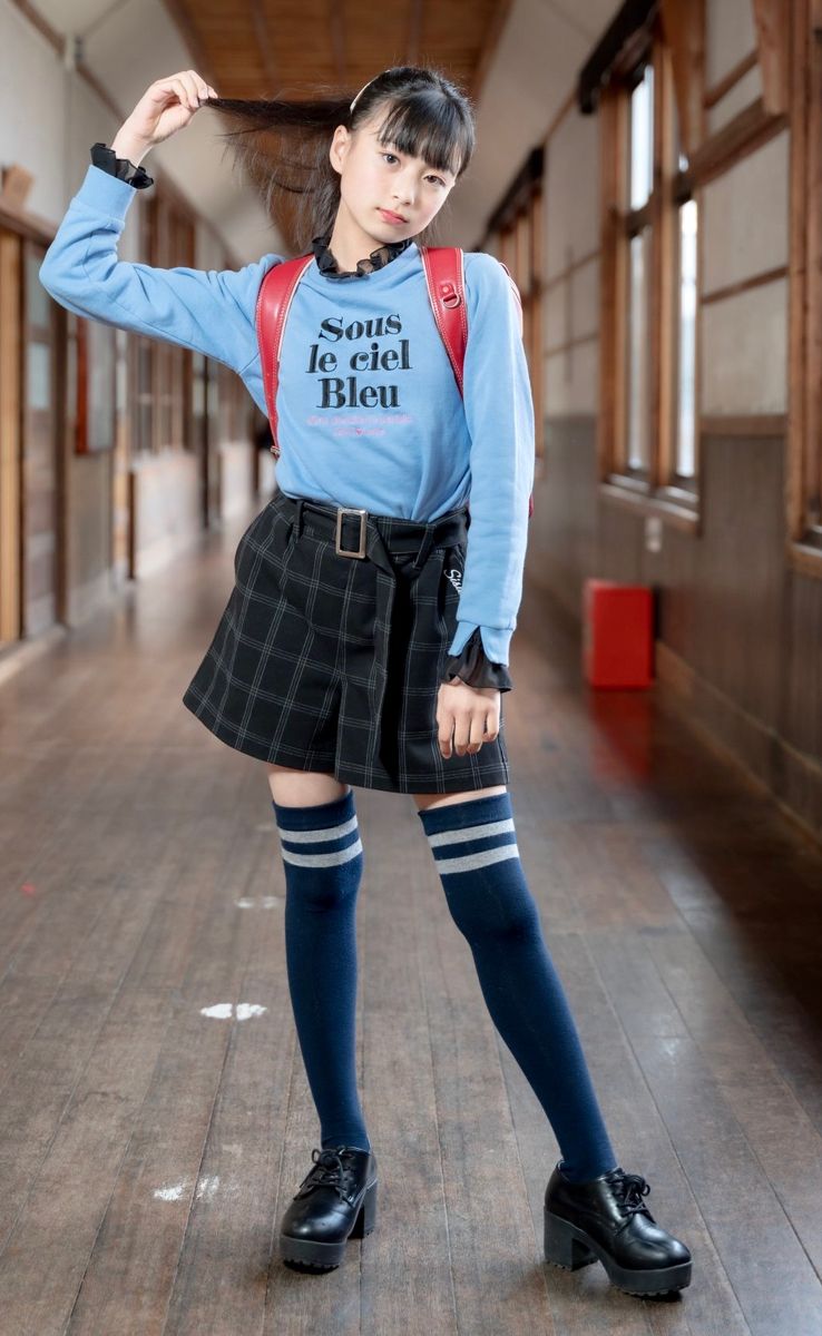街撮り制服小学生 