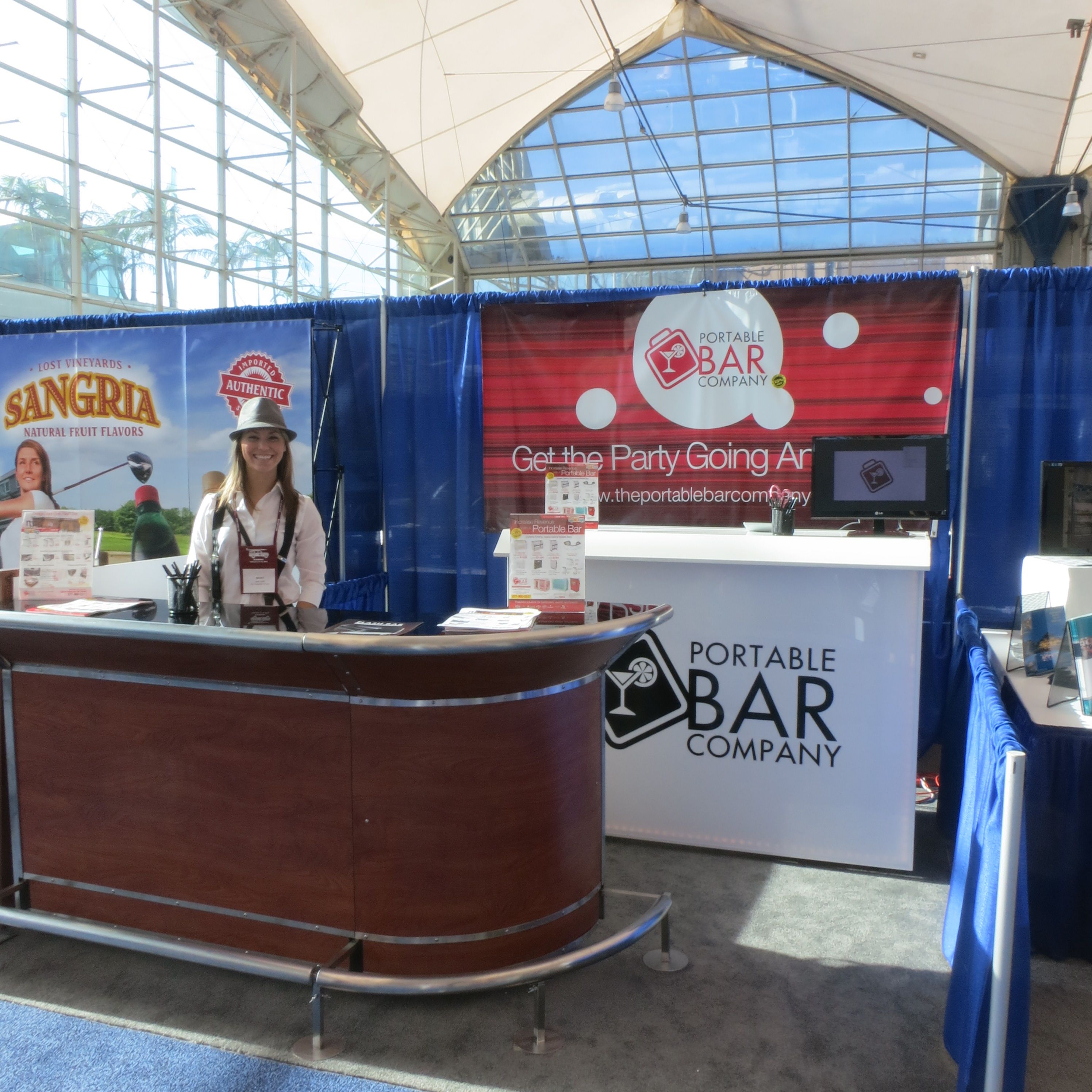 The Portable Bar Company At Cmaa Business Expo Trade Show The Portable Bar Company At Cmaa Business Expo