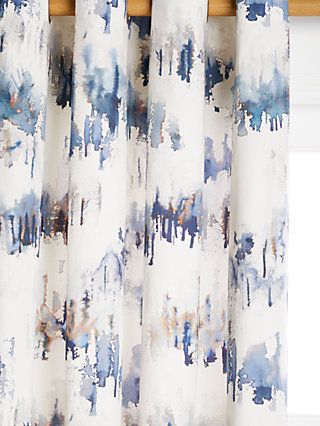 Villa Nova Norland Pair Lined Eyelet Curtains Indigo W167 X Drop 137cm Blue Living Room Decor With Blinds Pair Lined Eyelet Curtains, How To Measure For Ready Made Curtains John Lewis