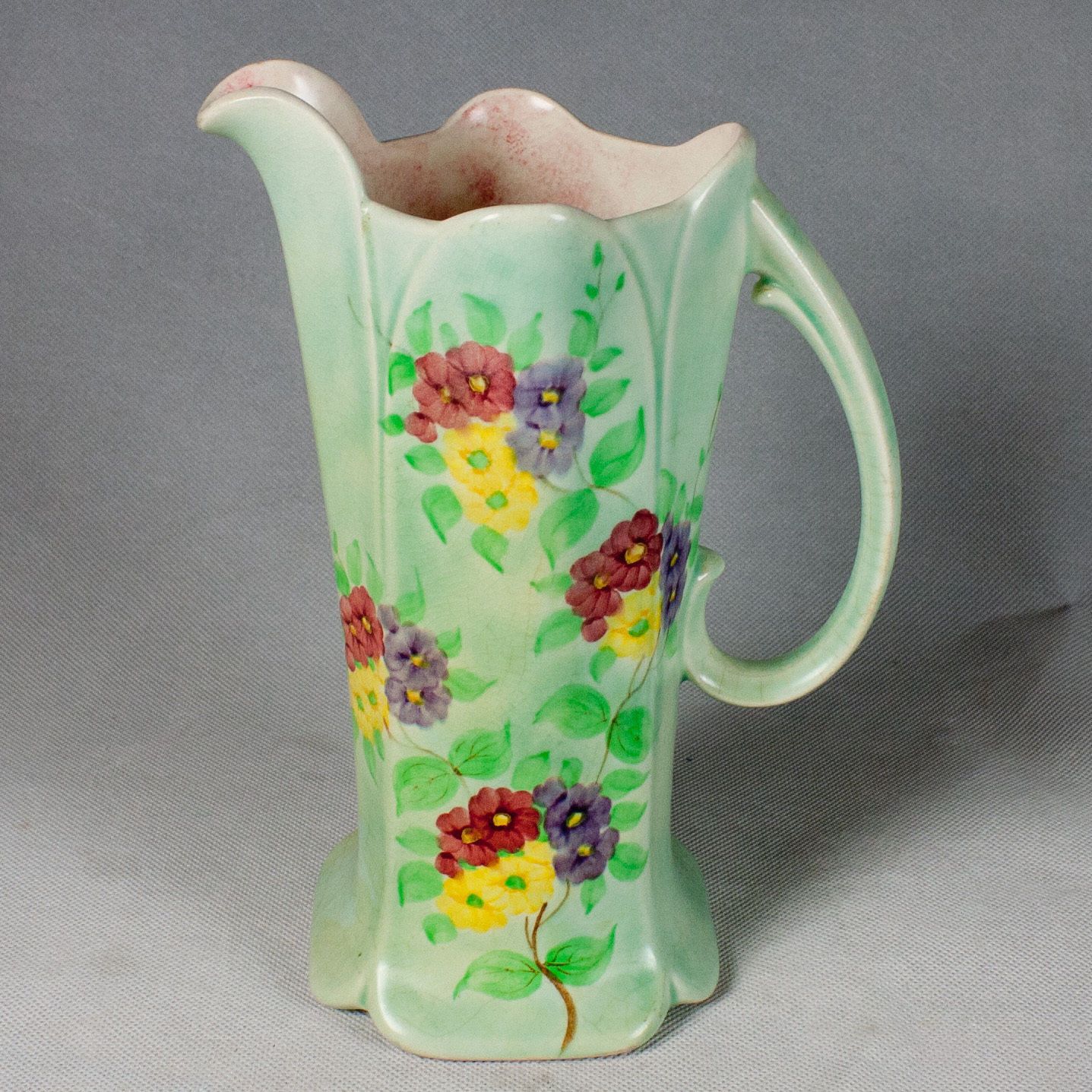 Vintage Radford Radford Hand-painted dish Vintage flower dish