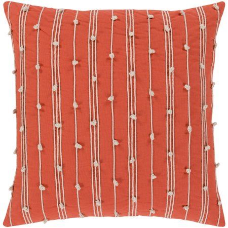 Knot Nelhel 22 inch x 22 inch Pillow Knotted Ties Throw Pillow | Coussin