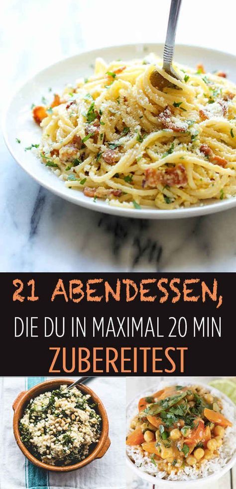 Single essen schnell