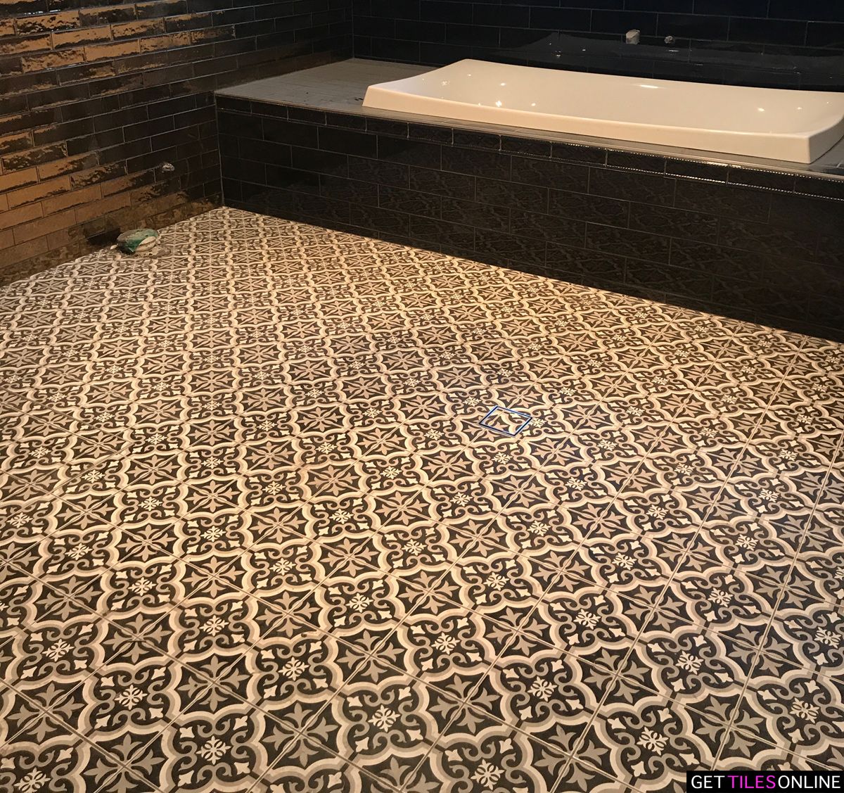 Moroccan Black Matt 200x200 (Code01328) Get Tiles