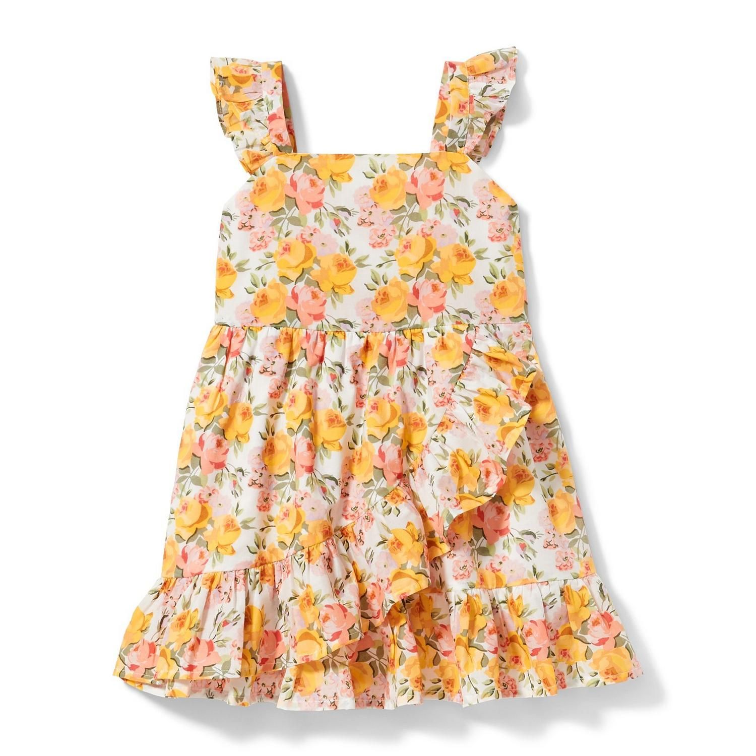 Janie And Jack Embroidered Smocked Dress Playwear