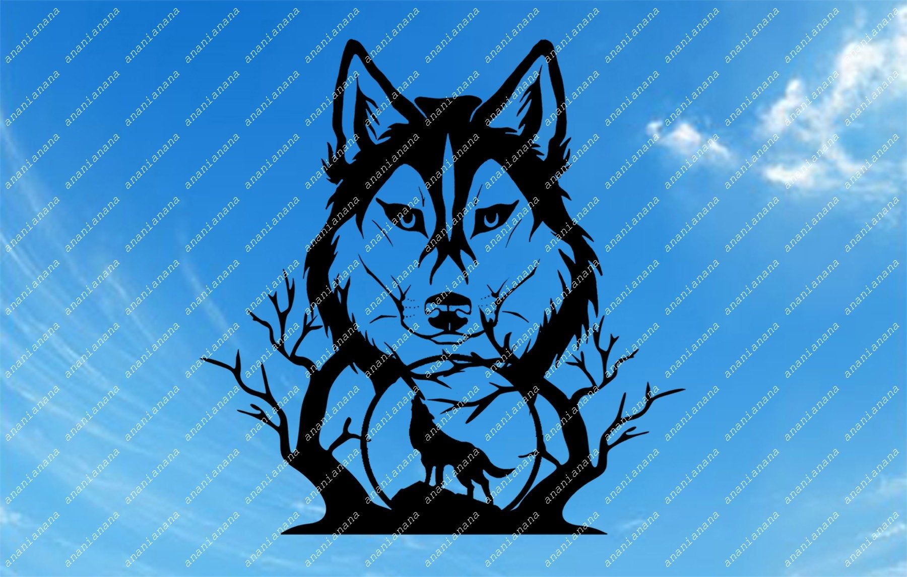 Download Wolf Svg File - Wolves Clipart - Wolf Stencil - Animals ...
