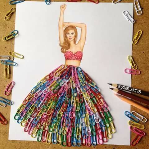 Paper Clip Skirt WOW Paper Clip Skirt WOW