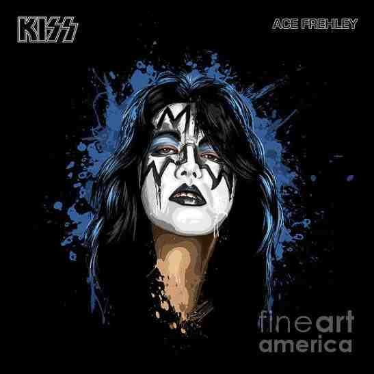 Kiss Ace Frehley Solo Album Kiss Art Kiss Rock Bands Kiss Artwork