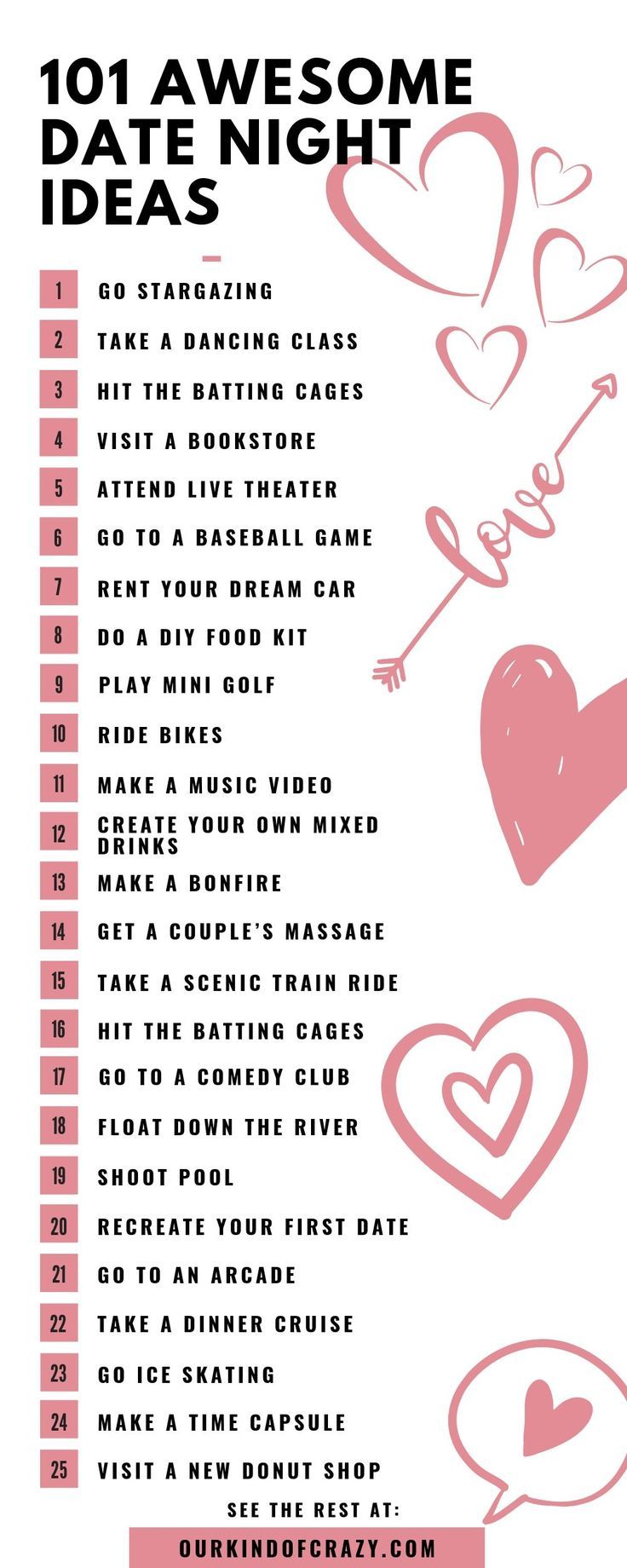 101 Date Night Ideas That Aren t Dinner A Movie Romantic Date Night 