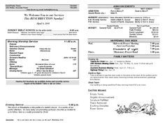 church bulletin templates church bulletins church crafts