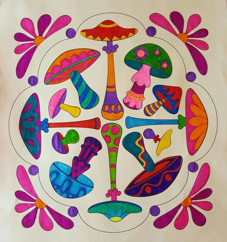 Mushrooms From Thaneeya McArdles Nature Mandalas