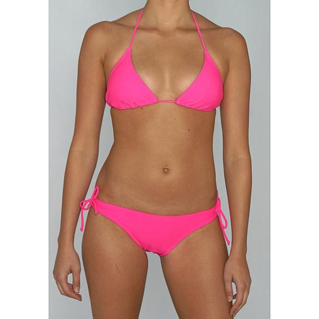 swimming Pink bikini Brouwers recommend Wife modeling lingerie