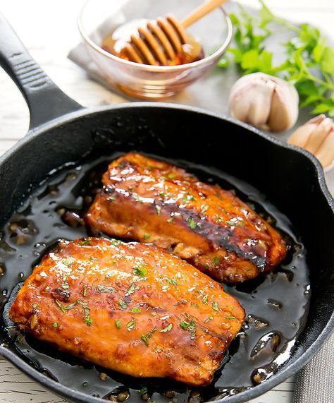 Honig Knoblauch Lachs - food #salmon marinade #baked salmon #grilled salmon #searedsalmonrecipes