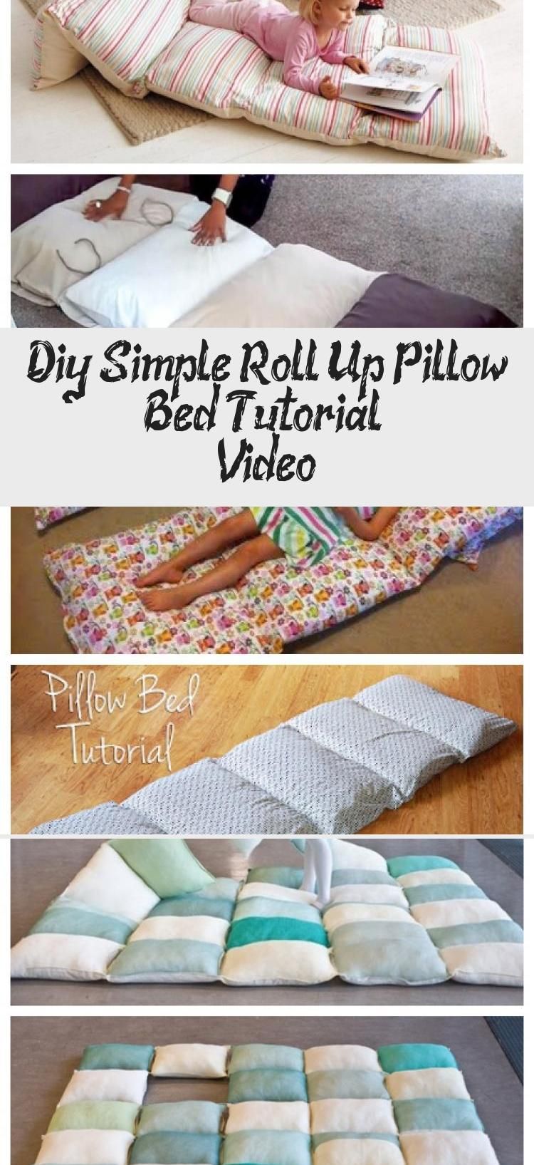 Diy Simple Roll Up Pillow Bed Tutorial Diy Simple Roll Up Pillow Bed Tutorial