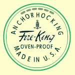 1960年 1976年 Anchor Hocking アンカーマーク Fire King Oven Proof Made In U S A Anchor Hocking上の点は工場識別と言われています 楽天 憧れ 1960年 1976年 Anchor Hocking アンカーマーク Fire King Oven Proof Made In U S A Anchor Hocking上の点は工場識別と言われています 楽天 憧れ