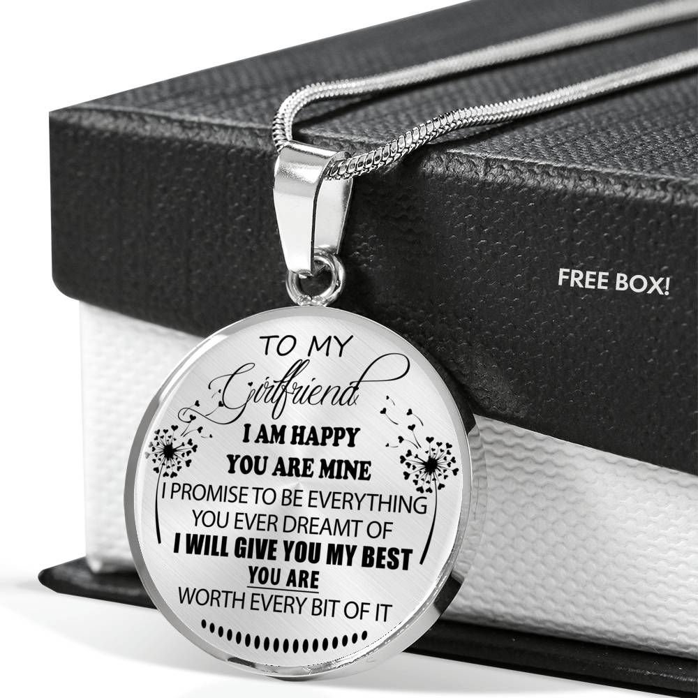 To My Girlfriend Necklace Gift Woman Necklace Birthday from Boyfriend Anniversary Gift Idea 2430fHcn AvA