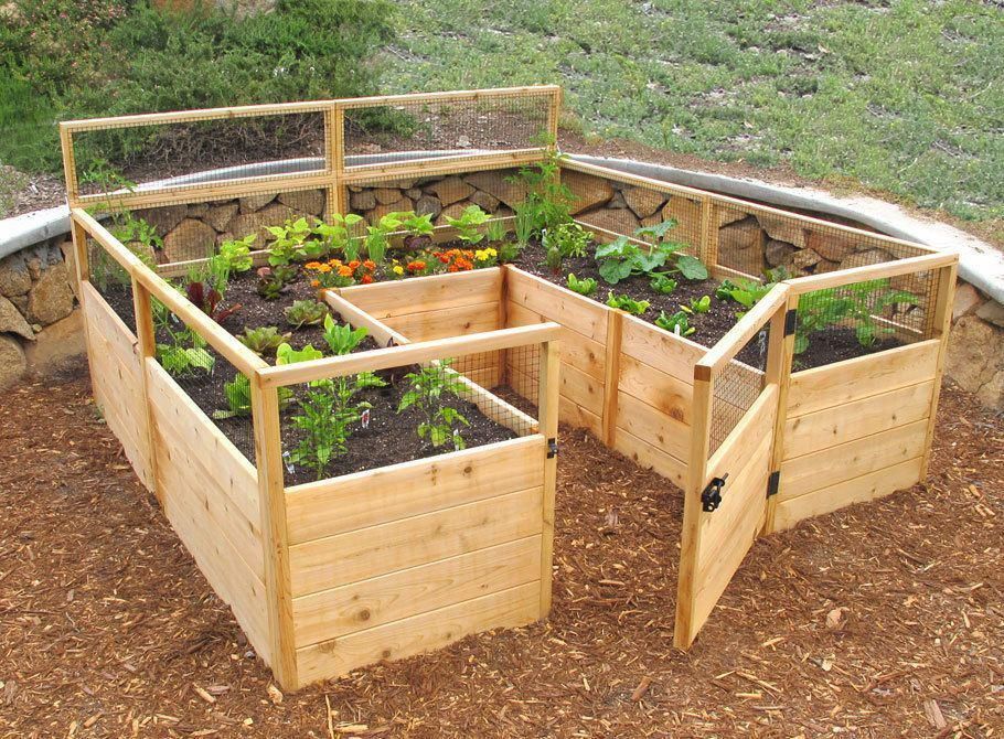 Cedar Complete Raised Garden Bed Kit 8 X 20 Small