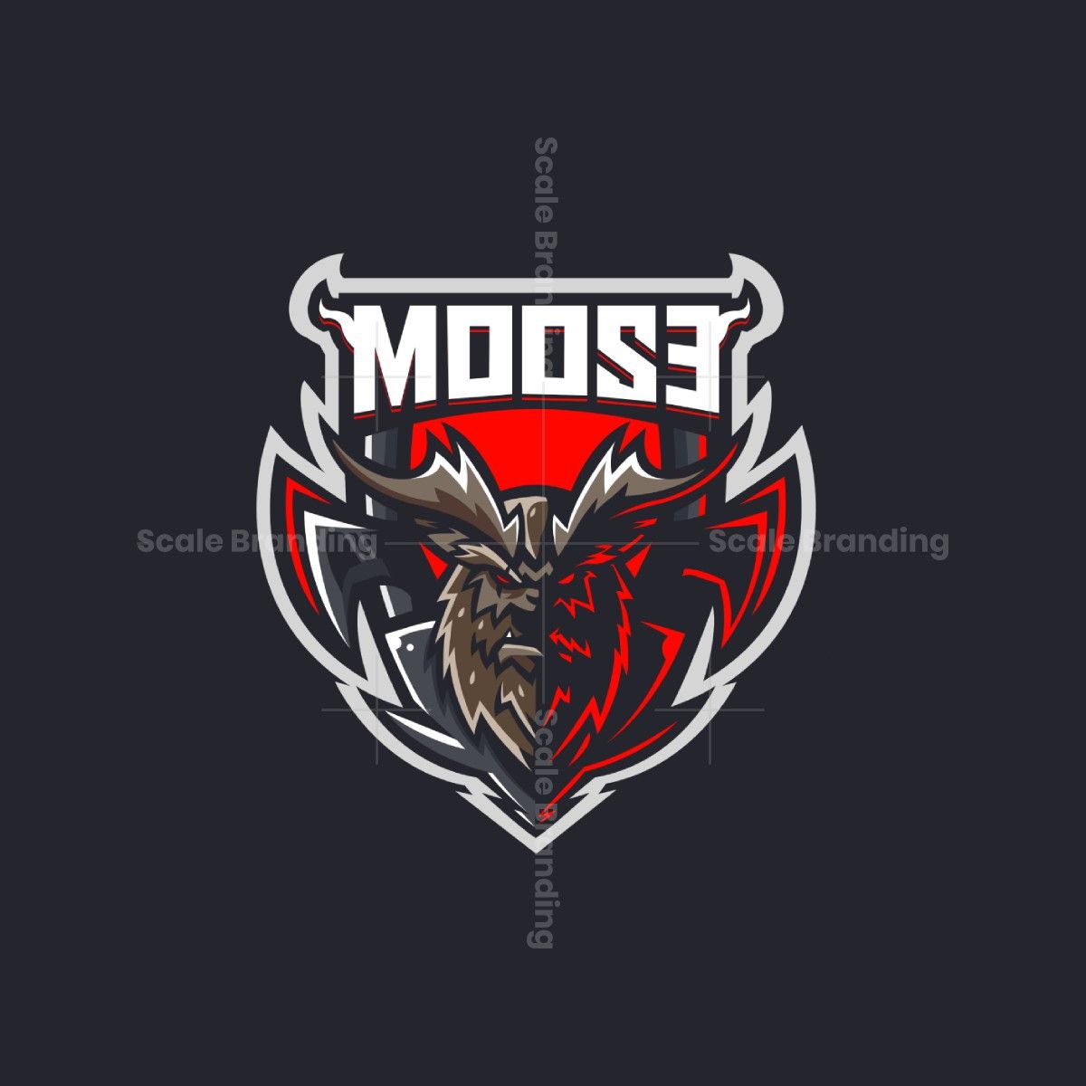 Moose Mascot Logo Animal Logo Cool Logo Logo Images