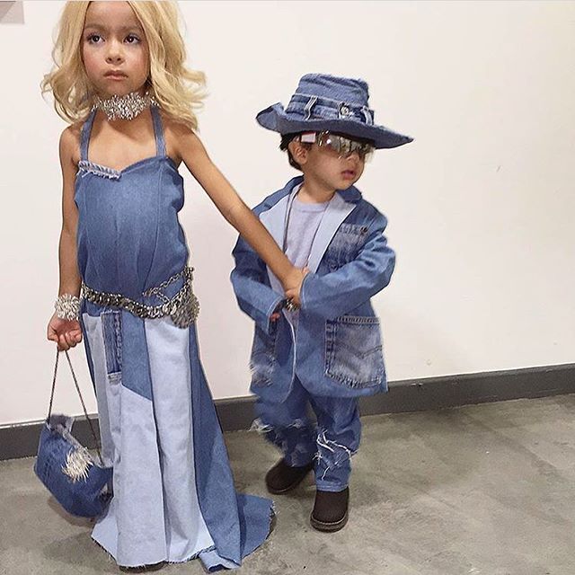 Denim Britney And Justin Costume