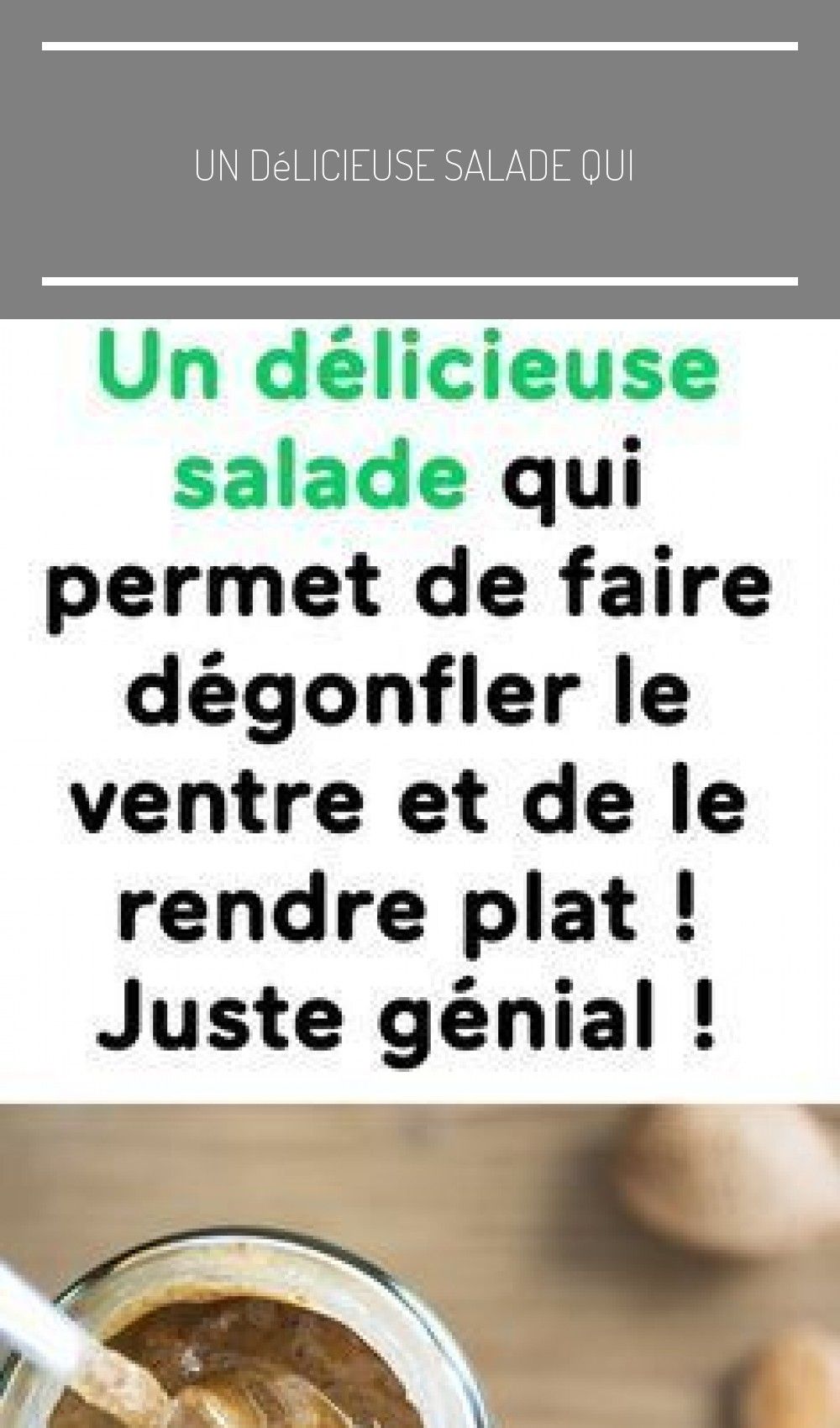 Un délicieuse salade qui permet de faire dégonfler le ventre et de le rendre plat ! Juste génial ! - #! #de #dégonfler #Délicieuse #et #Faire #génial #juste #le #permet #Plat #qui #rendre #Salade #Un #ventre #recettes automne soir #saladeautomne
