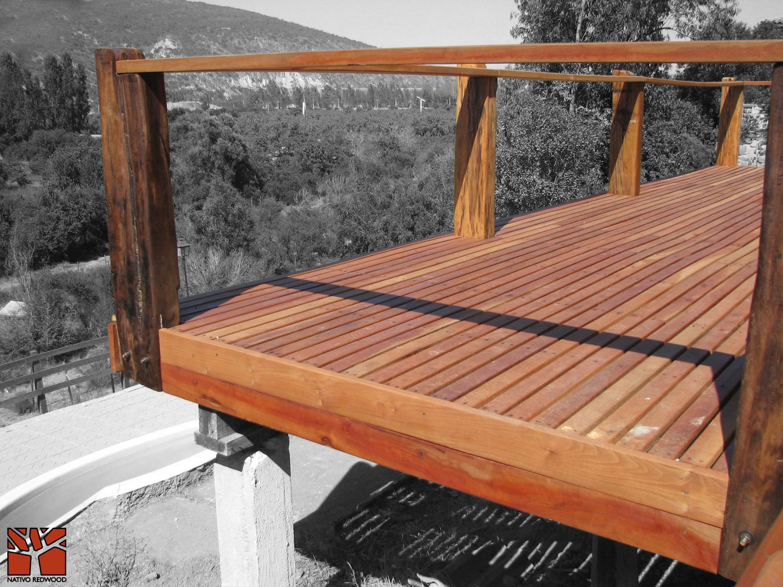 cajon nativo nativo redwood terraza en casa en caj 243 n del maipo cajon nativo nativo redwood terraza en casa en caj 243 n del maipo