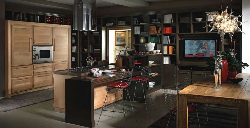 Lottocento cucine industrial chic-richiami cucina in salotto con ... Lottocento cucine industrial chic-richiami cucina in salotto con ...