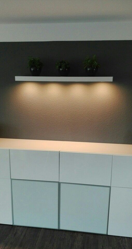 Ikea Lack Wand Regal mit Led Einbauleuchten | Ikea lack Ikea Lack Wandregal mit Led Einbauleuchten | Ikea lack