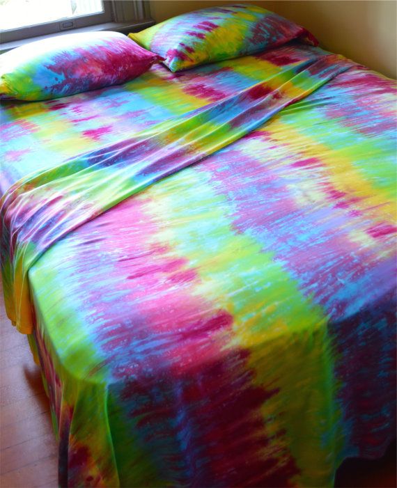 sugar bed hand dyed retro sheet set queen size by wildflowerdyes retro sheet set
