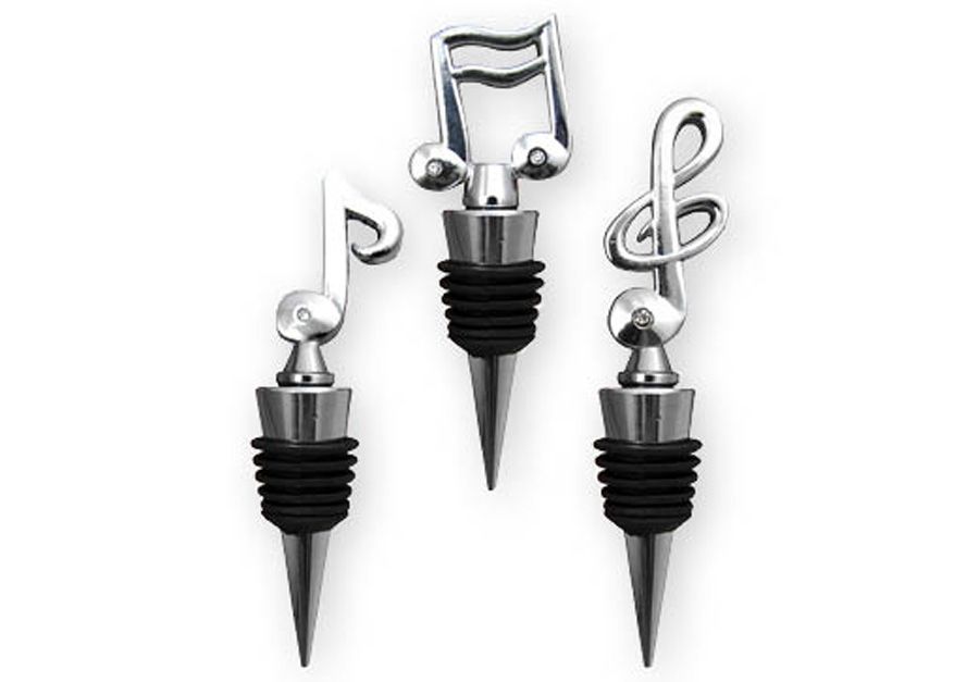 Treble Clef Music Wine Bottle Stopper