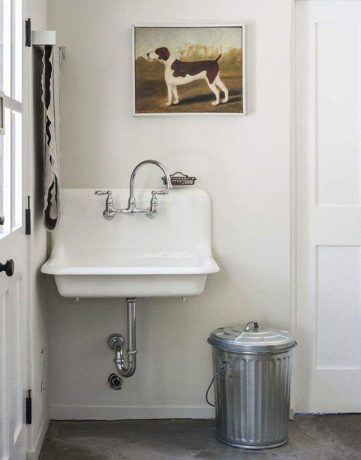 Amanda Pays and Corbin Bernsen laundry room sink  Laundry room sink