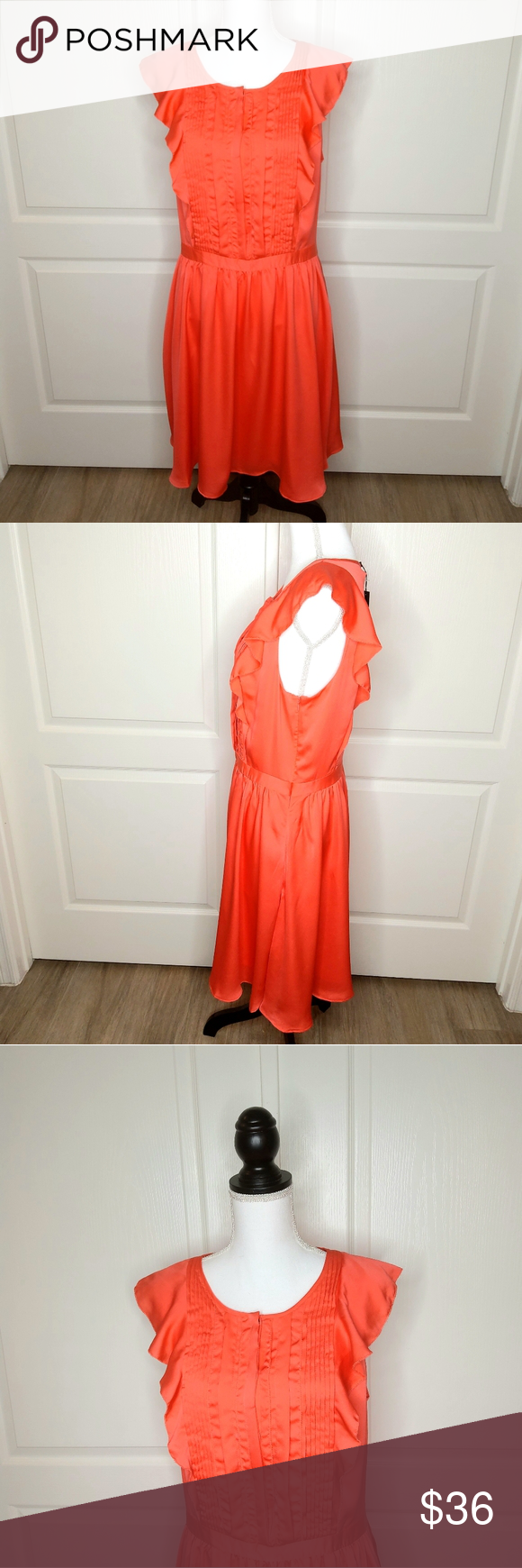 Banana Republic Orange Sleeveless Sheath Dress 14 Sleeveless Sheath Dress Sheath Dress Dresses [ 1740 x 580 Pixel ]