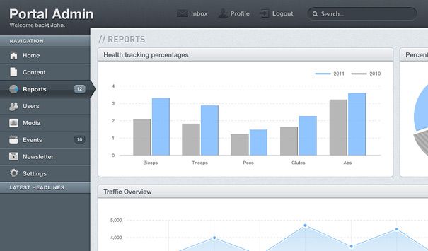 website application templates