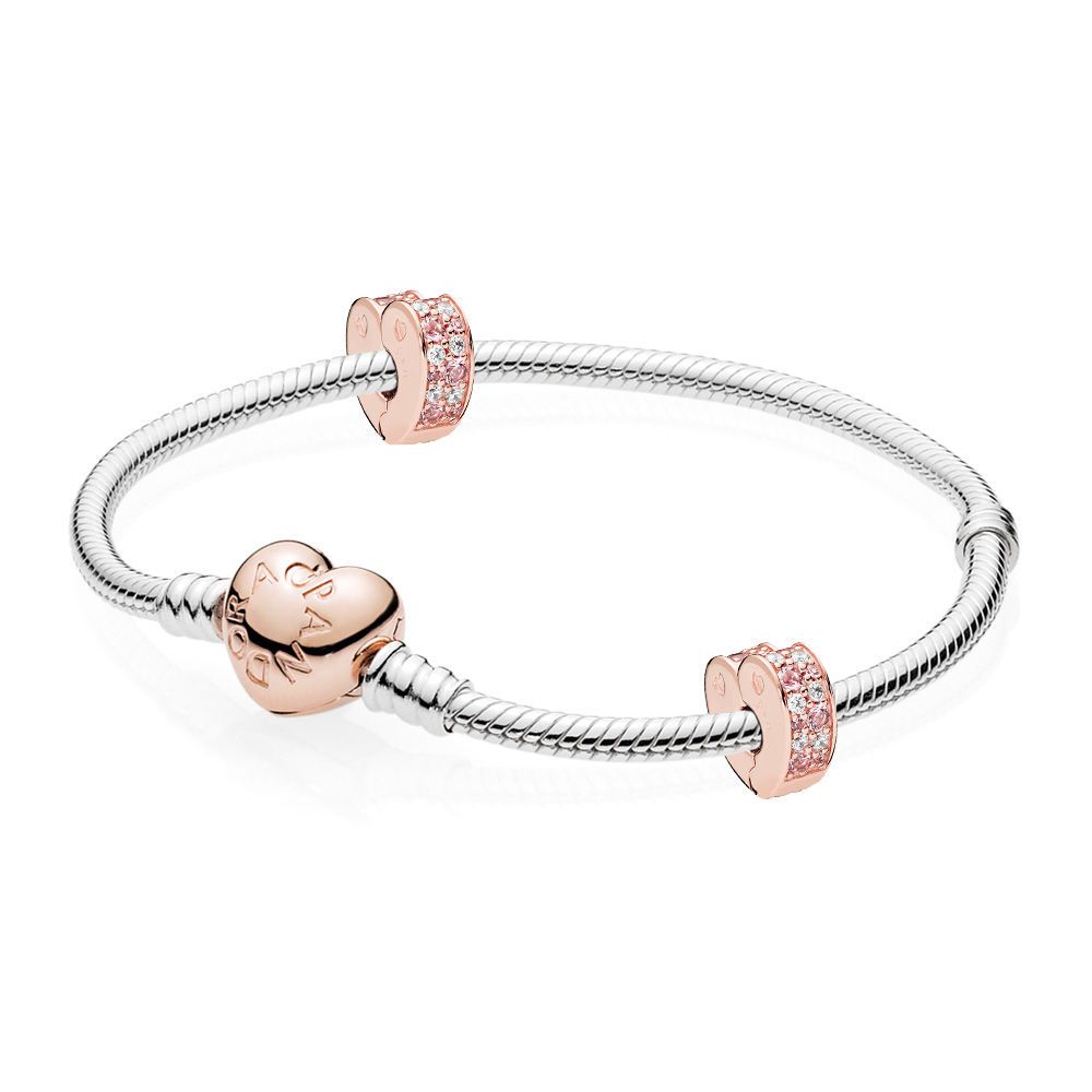 PANDORA Rose Arcs of Love Bracelet Gift Set | Pandora bracelet ... PANDORA Rose Arcs of Love Bracelet Gift Set | Pandora bracelet ...
