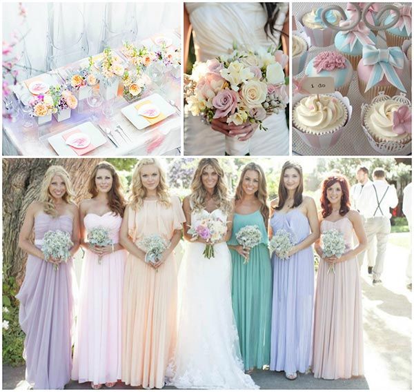 Weddings Steflin Blog Pastelweddings Watercolorweddings March Wedding Colors 2017 Planning Ideas Themes Blog