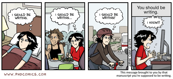 Phd Comics Thesis Writing Progress