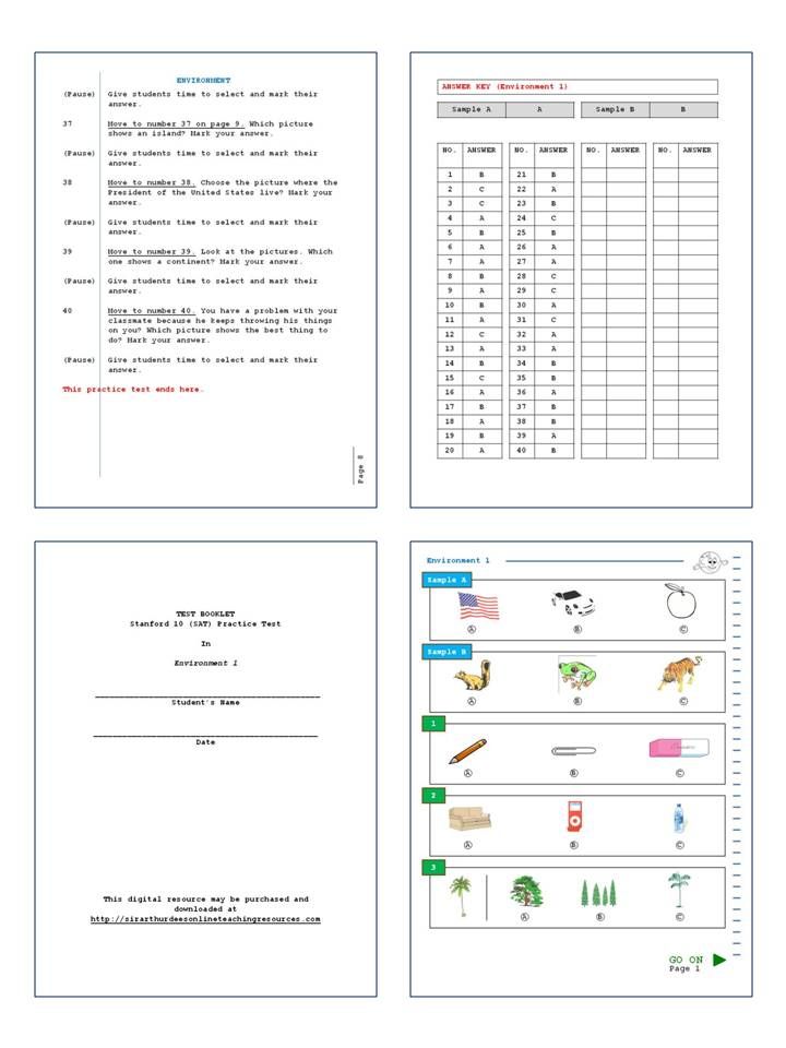 Your search for SAT10 practice tests ends here. Click the