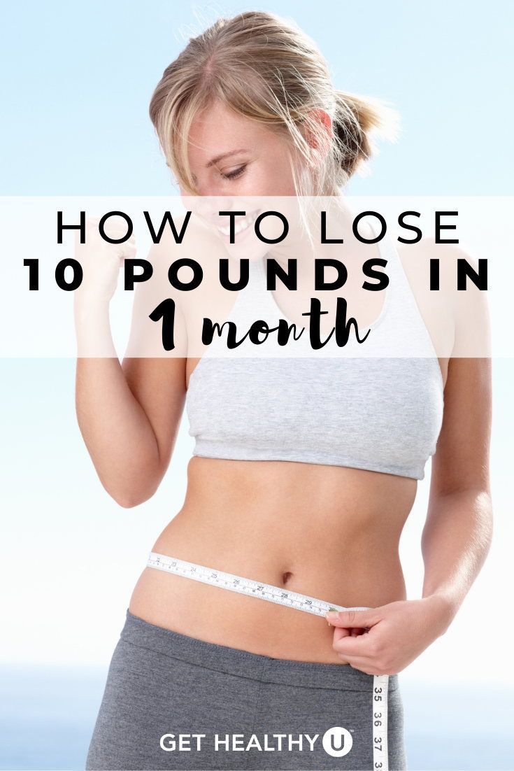 How To Lose 10 Pounds In a Month (Realistic Expert Advice)