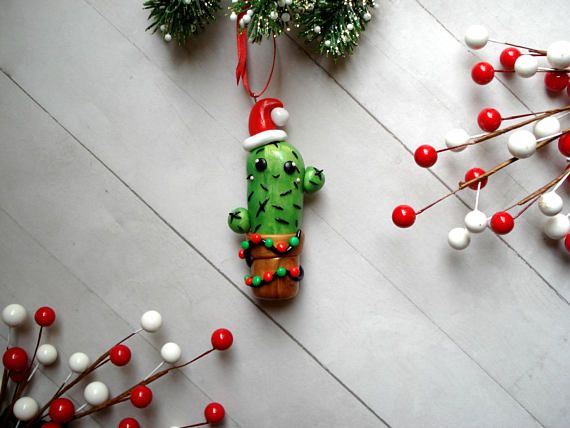 christmas cactus ornament southwest christmas decoration christmas christmas cactus ornament southwest christmas decoration