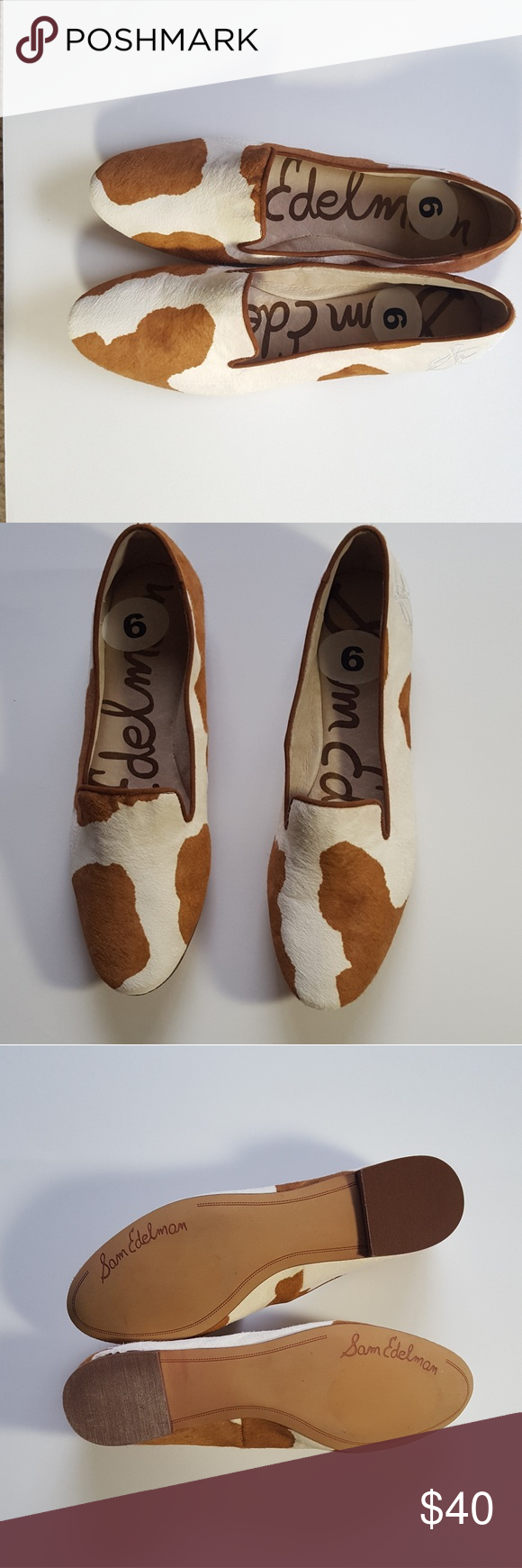 cow print flats