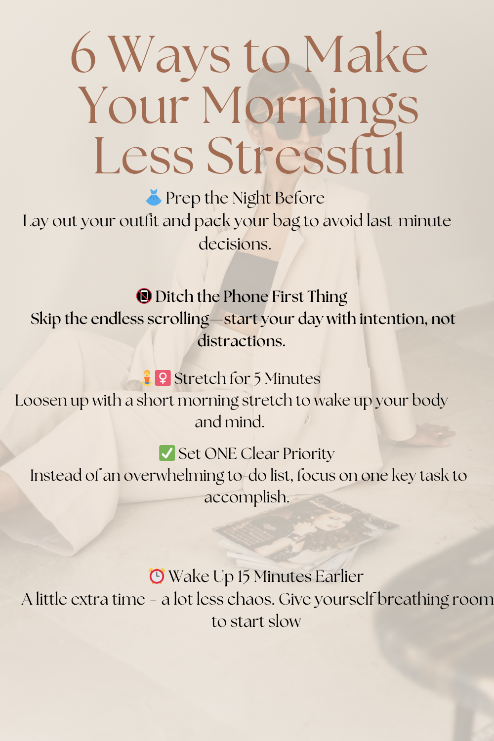 6 Simple Morning Habits to Start Your Day Calm & Productive