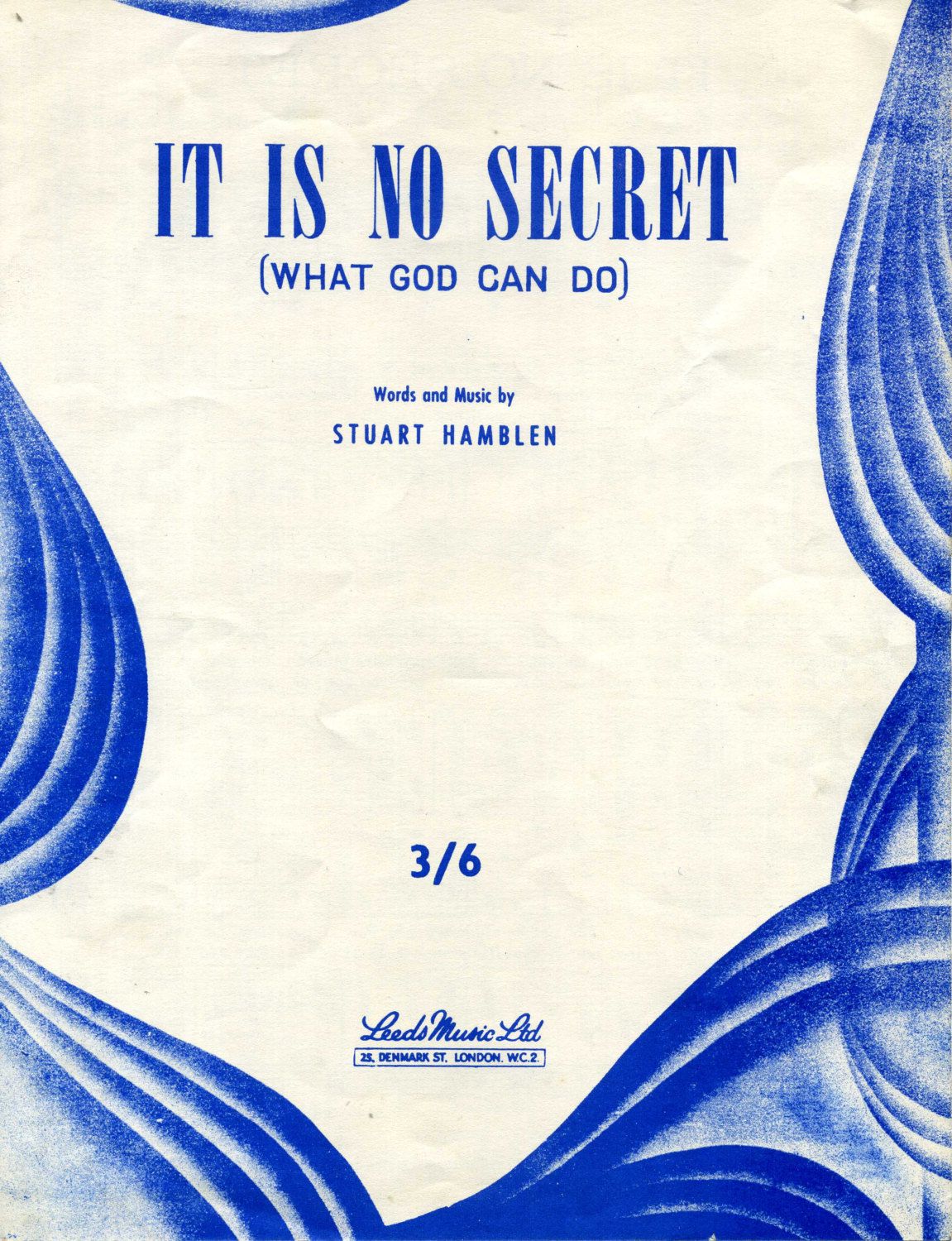 it is no secret what god can do sheet music pdf stuart hamblen it is no secret sheet music