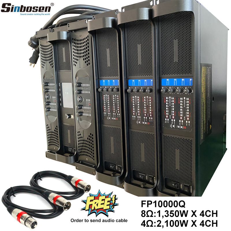 Class D 4CH Professional Switching Power Karaoke Amplifier Fp10000q Type : Professional Amplifier. Usage : Hi-Fi, KTV System. Used For : Professional. Tube Type : Transistor Amplifier. Function : Pre-amplifier. Sound Channel : 4 Channels. Output Number : 4. Voltage : 110V or 220V. Element Number : Monoamplifier. Conductive Mode : D. Warranty : 3 Years. Sample Lead Time : 1 Day. Color : Red, Black, Blue. Amplifier Name : Professional Power Amplifier. 8Ωstereo Power(RMS) : 1350wx4CH. 4 Channel, Power Amplifiers, Rms, Lead Time, Karaoke, Hifi, 3 Years, Red Black, Stereo