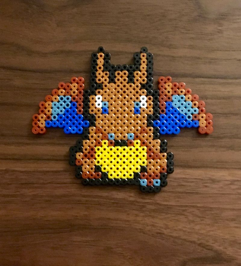 Dracaufeu de Pokemon en pixel art! D\u0027autres Pokemon sont