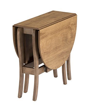 Mood Furniture Heatproof Oval Eg Gate Leg Drop Leaf