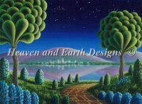 Treasure Hunt Bookshelf Cross Stitch Pattern By Heaven And Earth Designs In 2020 Earth Design Painting Art