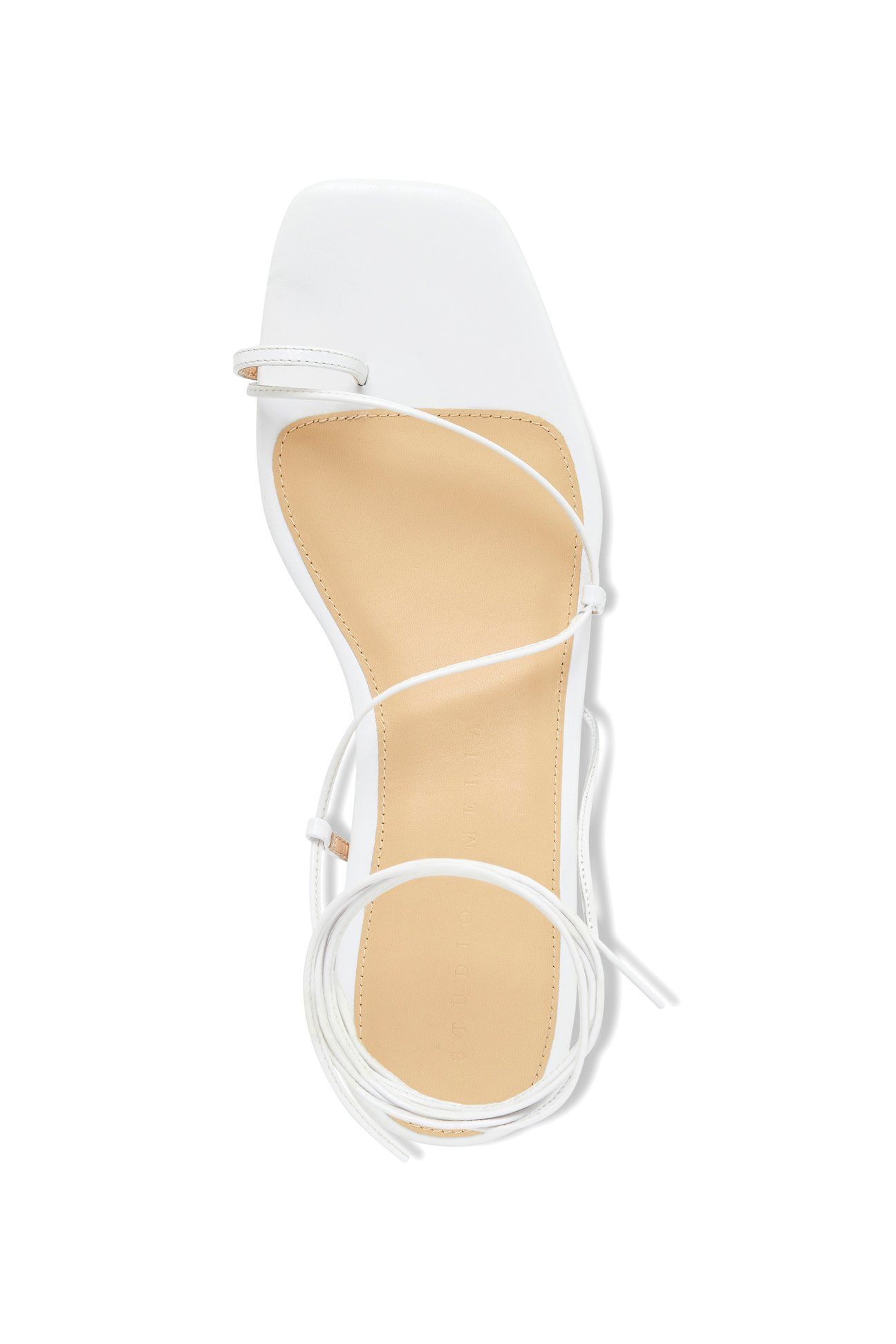 studio amelia white sandals