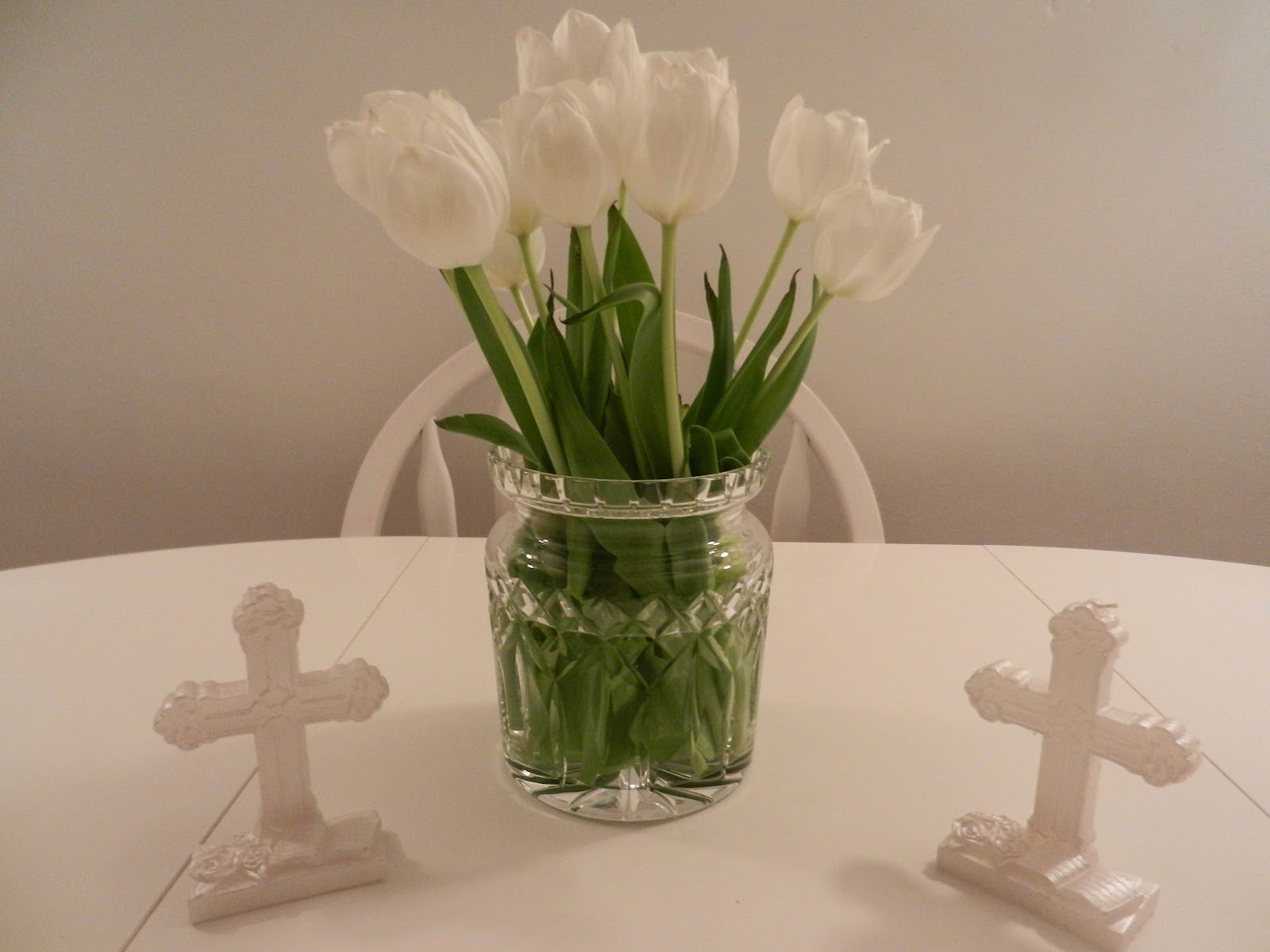 First munion Flower Centerpiece Ideas