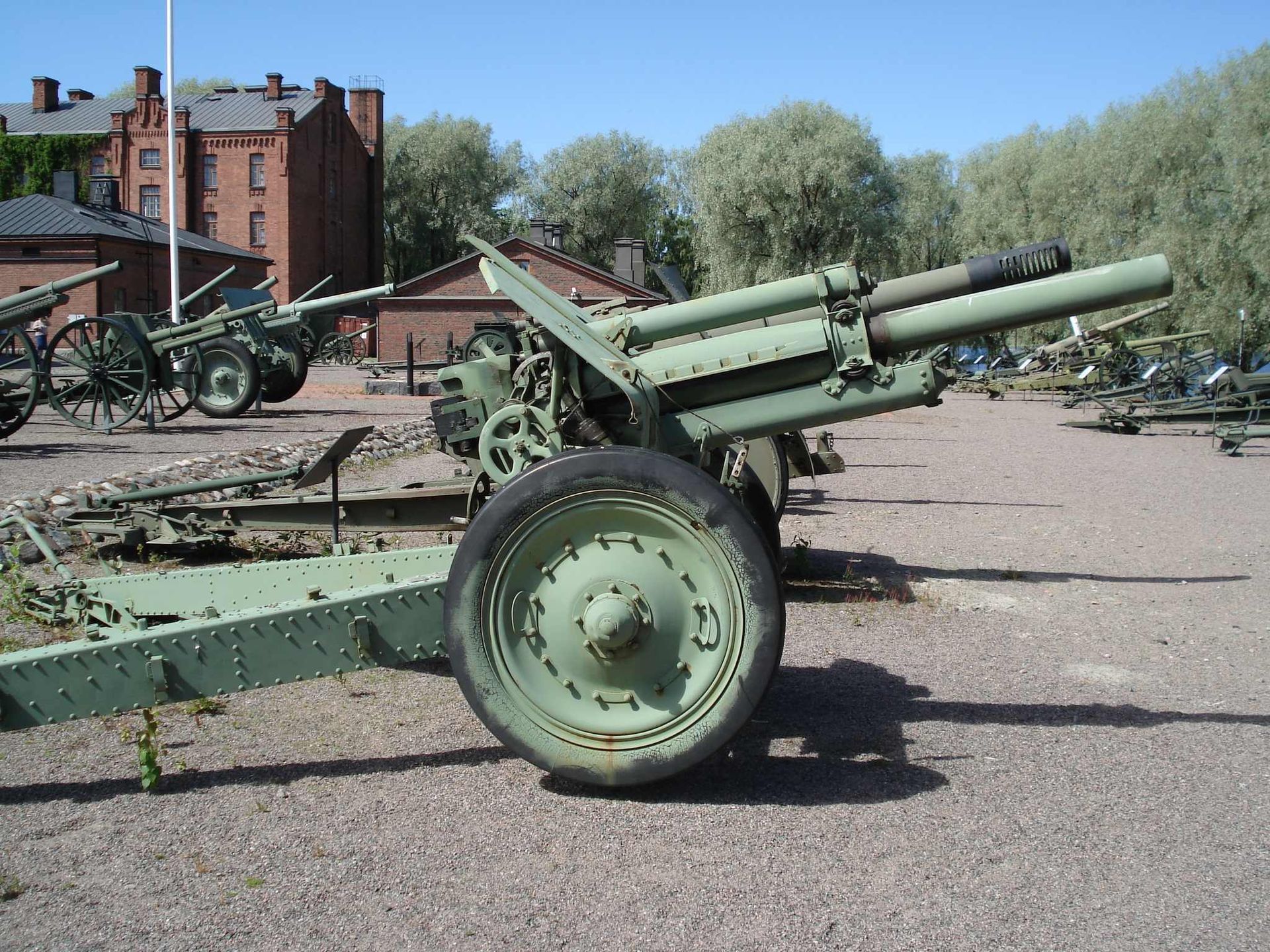 122 Mm Howitzer M1938 M 30 Cannon Hameenlinna 30th