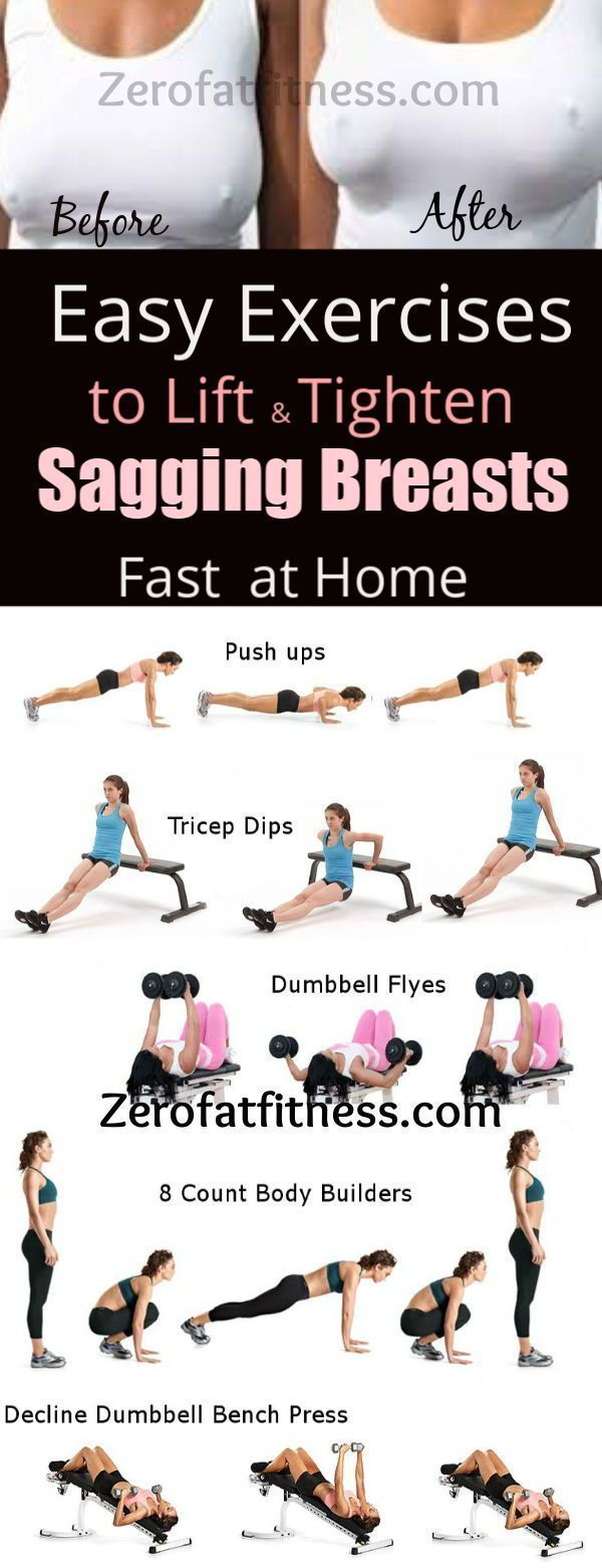 Best Exercises to Lift Sagging Breasts Fast at Home. Try these home workouts to fix sagging breasts...