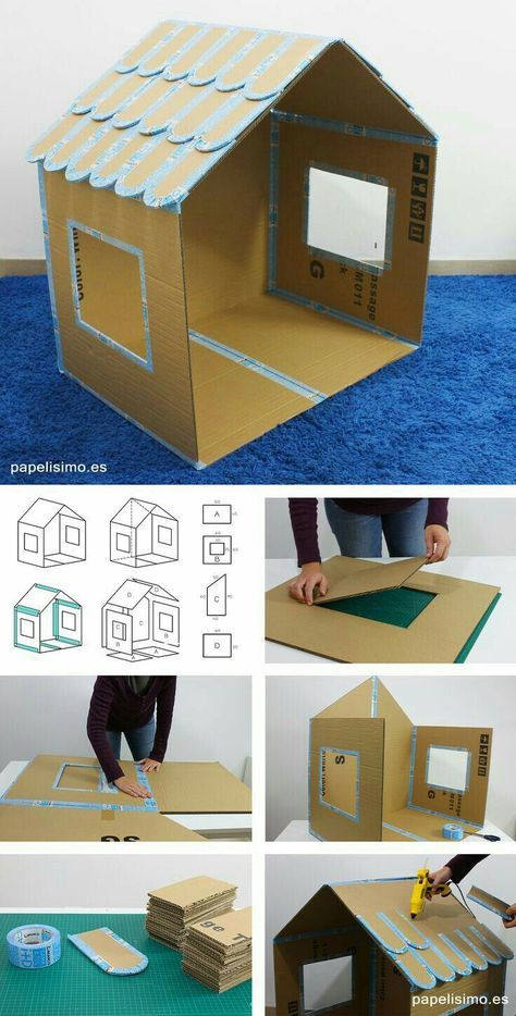 Anekdote Bevoorrecht Onhandig 30 Amazing Cardboard DIY Furniture Ideas | Cartão diy, Casa de papelão para  crianças, Casa de bonecas de papelão